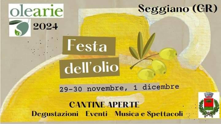 Festa dell’Olio di Seggiano 1° dicembre 2024